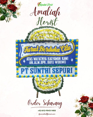Papan Bunga Duka di Tungkal Utara