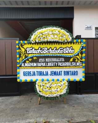 Papan Bunga Duka di Tungkal Utara